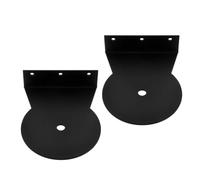 LAPYAPPE Soporte de Pared para estantes para Gatos, Soportes para estantes para Gatos, 2 Piezas, Acero Inoxidable, Negro, para Cat Wall Shelf y Muebles de Pared para Gatos, aplicación