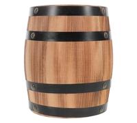 LAPYAPPE Soporte para Palillos y Organizador de Cubiertos de Madera Vintage en Forma de Barril, Fácil de Usar y Portátil para Cocina y Restaurante