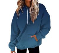 Laquieio 2025 Sudaderas Mujer con Capucha Oversize Manga Larga Cuello Redondo Sweatshirt Amplio BáSico Chic Deportes Mujer Top Sudadera Comodo SuéTer Color SóLido Jersey Sudaderas Slim Fit Originales