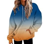 Laquieio 2025 Sudaderas Mujer con Capucha Oversize Manga Larga Cuello Redondo Sweatshirt Amplio BáSico Chic Deportes Mujer Top Sudadera Comodo SuéTer Color SóLido Jersey Sudaderas Slim Fit Originales