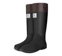 Laquieio Botas De Agua Mujer Baratas Botas De Lluvia Medianas Muy Cómodas Caucho Calzado Nuevos estilos para mujer Botas Altas Zapatos de Trabajo Para Mujer -1
