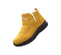 Laquieio Botas Mujer Invierno Rebajas Botas De TacóN Altas Moda Casual OtoñO CláSico Ante Elegante Botas De Nieve Que Caminan Algodón Vintage Fiesta Zapatos-1
