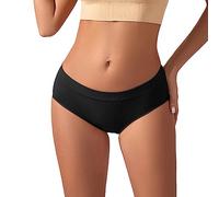 Laquieio Bragas Mujer Encaje Algodon Colores Lisos Elástico Culotte Cintura, Fino Que No Marca del Dia Hoy