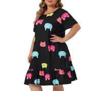 Laquieio Camisones Mujer Verano Sexy Cortos Suave y Ligero Sin Mangas Cuello V con Correas Ajustables Tipo Verano Casual Pijama-1