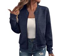 Laquieio Cardigan de Punto Ligero Delantero Chaqueta de Punto Elegante para Cardigans Boho Floral Primavera Kimono Señoras Tops Ropa de Cortavientos Mujer