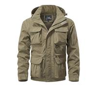 Laquieio Chaqueta Hombre con Capucha Invierno Chaqueta Acolchada LigeraTallas Grandes y Largos HombreSudadera Outwear Cálido Parka Plumas para hombre
