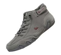 Laquieio Zapatillas Hombre Baratos Zapatillas De Cuero Ortopédicas Cómodas Antideslizante Outdoor ligeras y transpirables Cómodo Regalos Para Hombre