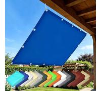Lar Toldo impermeable 260 x 420 cm, protección UV 98%, sombra rectangular al aire libre para patio, piscina, balcón y terraza, azul oscuro con ojales