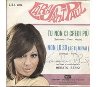 Lara Saint Paul - Tu Non Mi Credi Piu / Non Lo So Se Tu Vai [Vinilo de 7 pulgadas - 45 rpm]