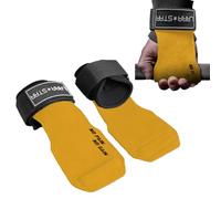 LARA STAR Correas de Gancho para Levantamiento de Pesas para un máximo Agarre. Guantes de Peso Muerto, Almohadillas de Agarre alternativas en Fitness, Gimnasio, Entrenamiento de Potencia,