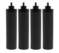 Larayci Filtro de agua de repuesto para filtros de carbón activado negro BB9-2®, paquete de 4