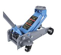 Larbanke Gato de Suelo de Perfil Bajo de 3T, Hecho de Acero al Carbono Duradero,Altura de Elevación 135-460 MM,Gato de Engranaje Hidráulico,Adecuado para Varios Automóviles