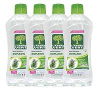 L'Arbre Vert Limpiador multisuperficies, aroma de romero - Juego de 4 unidades de 1 litro