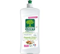 L'arbre vert Liquide Vaisselle Mains Amande Douce/Fleurs d'Abricotier Hypoallergénique