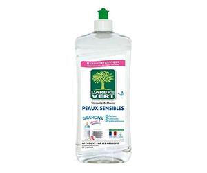 L'Arbre Vert Liquide Vaisselle Peaux Sensibles Biberons 750 ML
