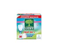 L'arbre vert Tablettes Lave Vaisselle Hydrosolubles 30 Tablettes 547,5 g