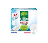 L'arbre vert Tablettes Lave Vaisselle Hydrosolubles 30 Tablettes 547,5 g