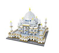 Larcele Juego de 3950 piezas de microbloques de construcción de fama mundial para niños y adultos KLJM-03 (Taj Mahal, India)