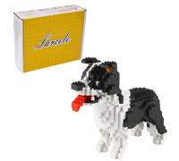 Larcele Micro Dog Building Blocks Set Pet Mini Building Toy Bricks Kit 950 Pieces KLJM-02 (Border Collie)