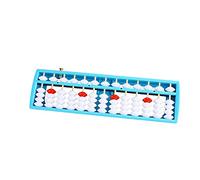 Larcele Perla Aritmética Abakus - Cuenta con botón de reinicio, Material Escolar para Estudiantes, 13 columnas SP-02 (Azul 1)