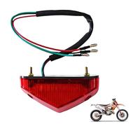 Larebidtex Luz Trasera de Freno de Motocicleta 12V 9 LED E-Approved, para Motos ATV Dirt Bike Scooter - Mejora tu Seguridad en la Carretera,Alta Luminosidad