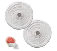 Larebidtex Red Elástica para Asar y Cocinar Carne, Jamón y Embutidos - Malla de Algodón de Grado Alimenticio, Antidesgarro, 300 cm, 2 Rollos - Ideal para Ahumar, Hornear y Almacenar Alimentos