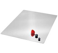 Lares Bandeja para tartas rectangular de acero inoxidable, 43 x 32 cm, fabricada en Alemania