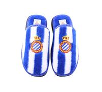 LARES Zapatillas Casa RCD ESPAÑOL para Hombre y niño Talla: 39 - Equipo futbol Espanyol con Licencia Oficial.