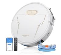 Laresar Clean Robot Aspirador y Fregasuelos, 4000Pa Aspirador Robot, Robot Limpieza Automática 3 en 1, Batería de Larga Duración, Compatible con Alexa/WiFi/App,para Pelo de Mascotas,Piso (Evol 3s)