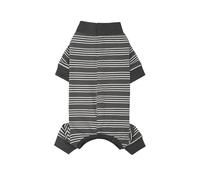 Larfraecy Traje de recuperación para cirugía Canina con Mangas y Patas largas,Bodysuit de Perro,Traje de Recuperación Quirúrgica para Perros,Alternativa al Collar Electrónico de Conos (Gris, M)