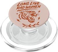 Larga Vida RAD Mujeres Feminista Tiger Empoderamiento PopSockets PopGrip para MagSafe