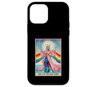 Larga Viva La Drag-Queen Carta Del Tarot Divertido Esqueleto LGBT Gay Carcasa para iPhone 12 mini