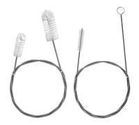 Largas Flexibles Cepillo Limpia tuberias 160cm, Fregar el Refrigerador Utensilios Cepillo de Limpieza para desbloquear y Limpiar desagüe del frigorífico/pajitas y pequeños rincones/Tubo de desagüe