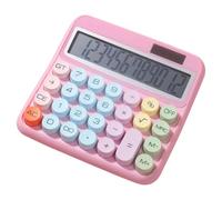 Large 12 Digit Desk Calculator, Big Button Adding Machine, 5 Inch LCD Tilt Display Financial Accounting Calculator for School Home Office Banking Mortgage Budget Work Students Finance Use Tool