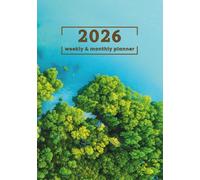 Large 2026 Weekly & Monthly Planner: Calming Forest-Themed, Woodland & Trees-Inspired Nature Organizer