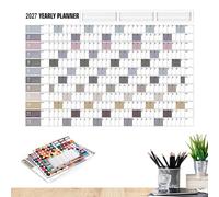Large 2027 Wall Calendar - Double-Sided 12 Months Thick Paper Organizer