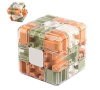 Large 3D Labyrinth Cube Puzzle, 3D Magic Cube Maze Ball Puzzle, Puzzles Maze Cubes & Ball, 3x3 Roller Balls Cubes, for Stress Relief & Logic Development, Improve Spatial Recognition (1 PC)