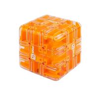 Large 3D Labyrinth Cube Puzzle, Challenging Maze Cube & 3D Puzzle for Adults, Brain Training Logic Game, Family Fun for Teens & Adults (E)