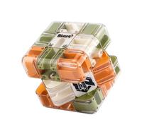 Large 3D Labyrinth Cube Puzzle, Challenging Maze Cube & 3D Puzzle for Adults, Brain Training Logic Game, Family Fun for Teens & Adults (A)