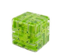 Large 3D Labyrinth Cube Puzzle, Large Labyrinth Maze Cube, Spatial Awareness Training for Stress Relief & Logic Development, Improve Spatial Recognition and Logical Thinking (Green)