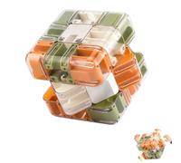 Large 3D Labyrinth Cube Puzzlelarge - Engaging Brain Teaser Toy, 3D Magic Cube Maze Ball Puzzle, Educational Focus Game Gift for Adults Teens (Normal)