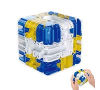 Large 3D Labyrinth Cubes Puzzle,Engaging Brain Teaser Toy,Brain Training Puzzle,Family Games,Educational Learning Toys for Logical Thinking,Helps Relieve Stress,Gift for Adults Teens (Blue)