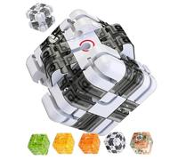 Large 3D Labyrinth Puzzle Maze Cube, 3D Magic Cube Maze Ball Puzzle, Spatial Awareness Brain Training Toy for Stress Relief & Logic Development, Educational Game Gift for Adults Kids & Teens (Black)