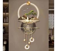 Large 3D Wall Art，Creative Landscape with LED Lights Modern Large Decorative Painting，Plug-in Power Supply，for Home Entrance Hallway Bedroom(B,125 * 60cm)