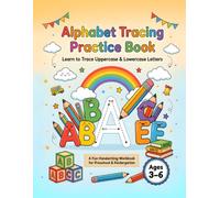 Large ABC Letters: Alphabet Tracing Practice Book: Trace Uppercase & Lowercase Letters | Handwriting Practice Workbook for Preschool, Pre-K & Kindergarten | Ages 3-6