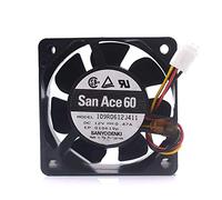 Large air volume cooling fan for 109R0612J411 6025 12V 0.47A 6CM,Case fan 109R0612J411 60x60x25mm 3wire