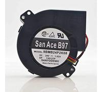 Large Air Volume turbofan for 9BMB24P2K08,Server Cooler Fan 9BMB24P2K08 24V, Inverter Cooling Fan for 4wire