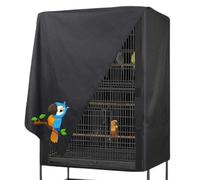 Large Bird Cage Cover - 97x61x122cm Cockatiel, and Macaw Cages, Breathable and Dust-Proof Parrot Cage Cover For Parakeet, Lightweight Fabric with Easy Access Opening For Nighttime Protection, Reduces