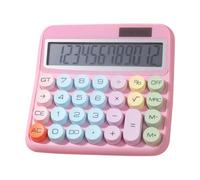 Large Calc Desk, Big Button Office Calc, 12 Digit Tilt LCD Calculator, Home School Banking Finance Work Students, Smart Desk Calculator, Tilt Angle Display for Home School Office