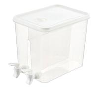 Large Capacity Drink Dispenser, Spigot Beverage Container, 8L Tank with Leakproof Valve, Food Grade Server, Juice Dispenser with Clear Design, Drink Container for Parties Gatherings